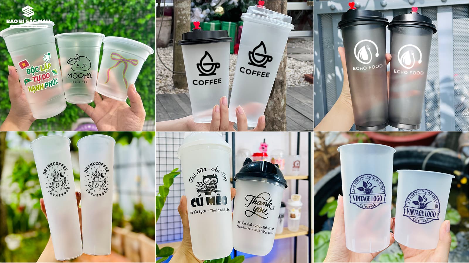 ly nhựa đựng trà sữa giá rẻ